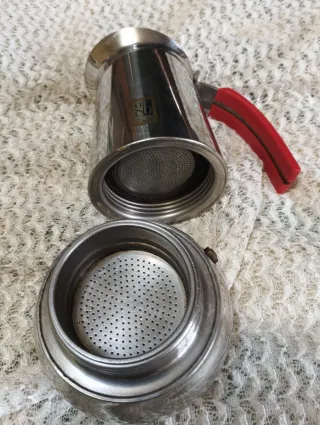Cafetera Italiana Vintage Guido Bergna Inox