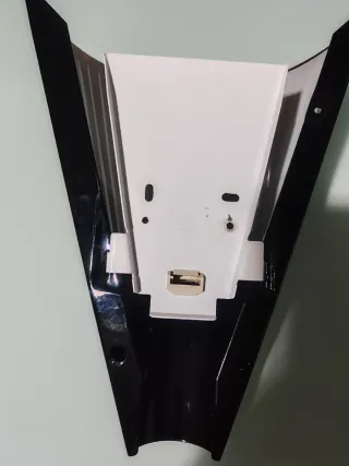 Aplique de pared en metal negro