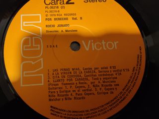 Vinilo Rocío Jurado Por Derecho Flamenco