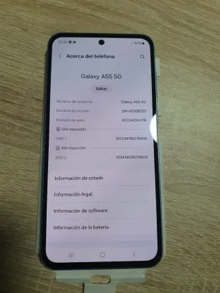Samsung Galaxy A55 5G Azul Marino