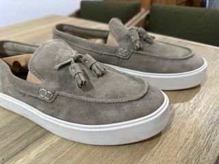 Mocasines de piel con flecos