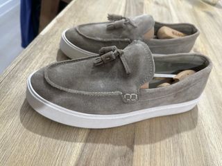 Mocasines de piel con flecos