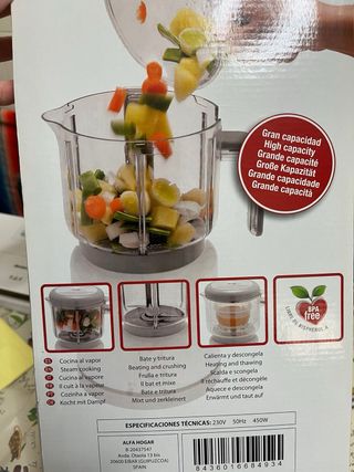 Vaporera y trituradora Alfa Srobot