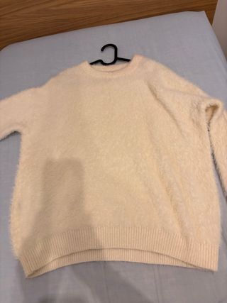 Jersey de pelos beige