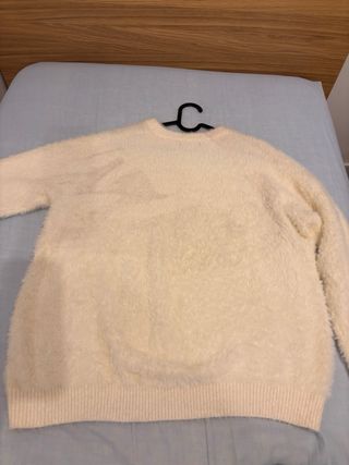 Jersey de pelos beige