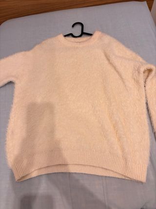 Jersey de pelos beige