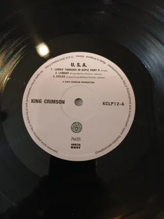 King Crimson USA 2015 Vinilo