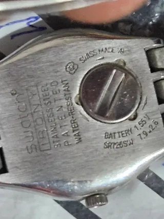 Orologio da polso Swatch SSI/M5 con cinturino metallico