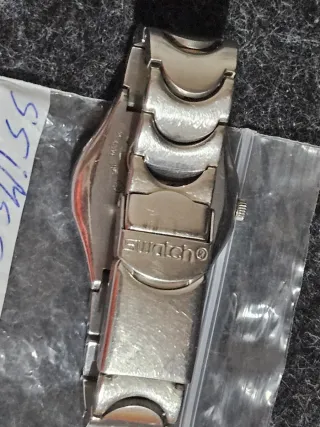 Orologio da polso Swatch SSI/M5 con cinturino metallico