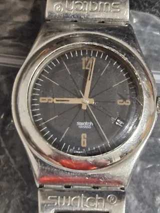 Orologio da polso Swatch SSI/M5 con cinturino metallico