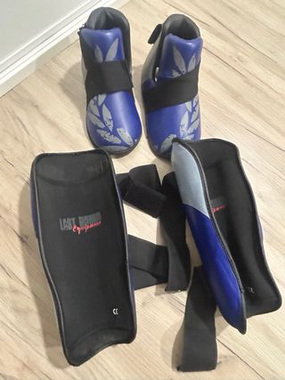 Protecciones Kick Boxing Niño Azul