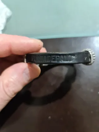 Pulsera Plata de Palo Negra y Plateada