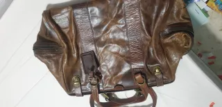 Maleta de cuero Lazzaro marrón