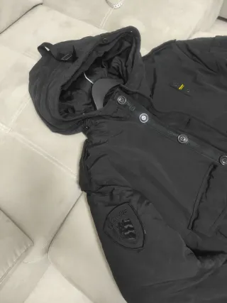 Blauer Giubbotto Vintage Uomo Nero