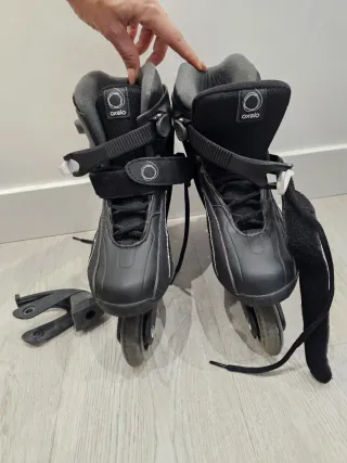 Patines en línea negros