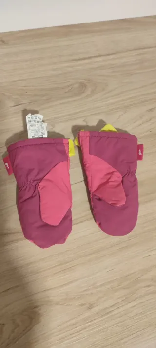 Guantes de esquí rosa Decathlon 18-24 meses
