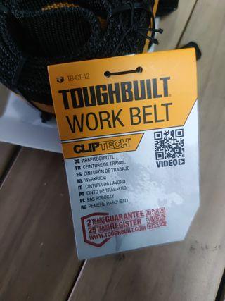 CINTURÓN DE TRABAJO TB-CT-42 TOUGH BUILT
