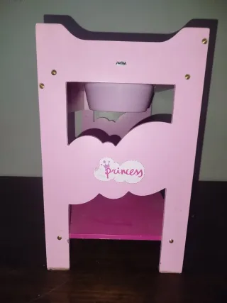 Bañera cambiador princesa rosa