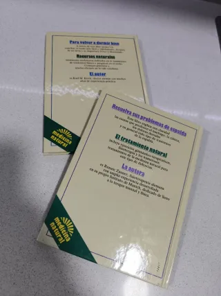 Pack 2 libros medicina natural: Espalda e insomnio