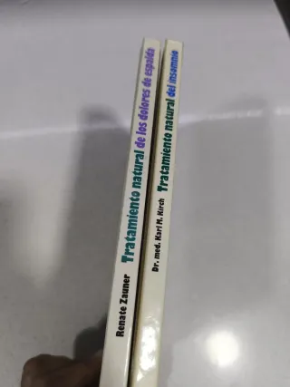 Pack 2 libros medicina natural: Espalda e insomnio