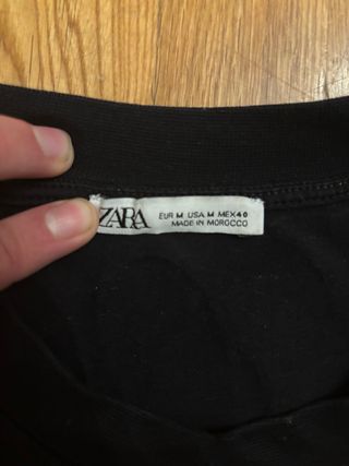 Camiseta Zara Estampada Talla M