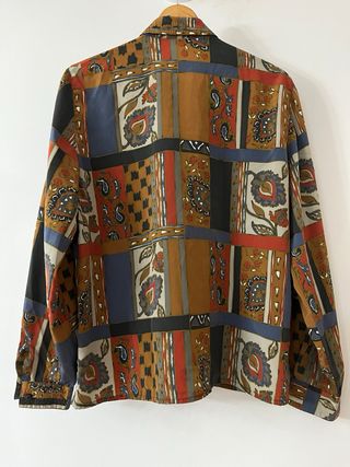 Camisa Burberry Estampada Talla L