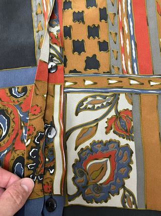 Camisa Burberry Estampada Talla L