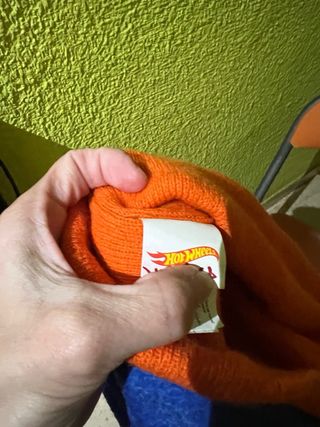 Gorro Hot Wheels Azul Naranja