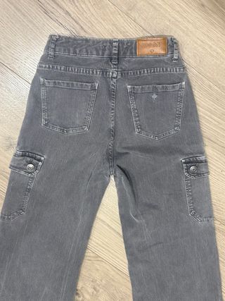 Pantalones cargo grises Noon talla 30