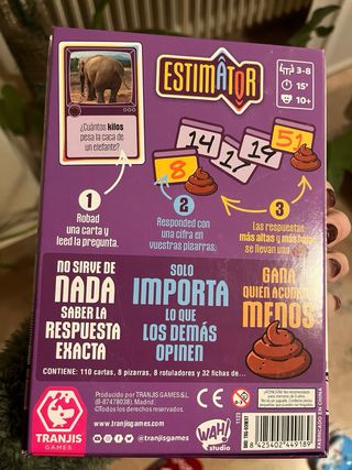 Juego de mesa Estimator