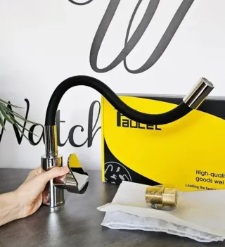 Rubinetto cucina flessibile estraibile