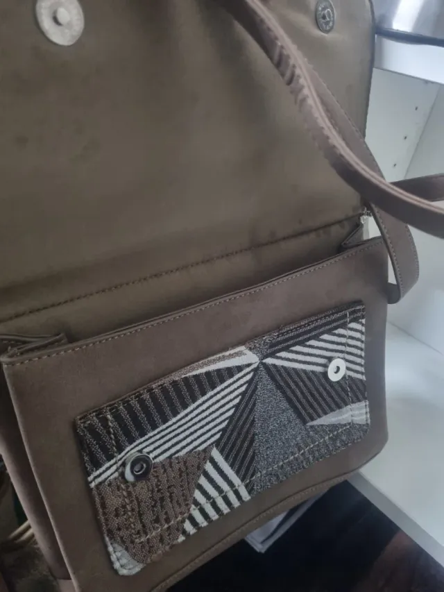 Bolsa Parfois marrón y multicolor