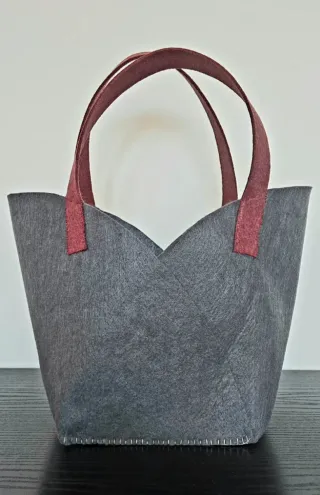 Borsa Secchiello in Feltro - Antracite