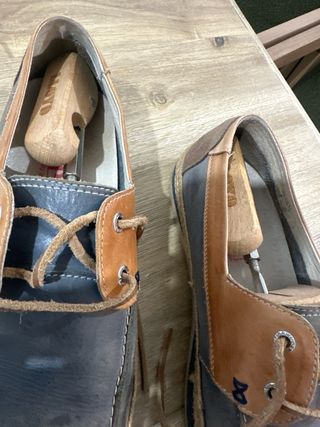 Mocasines náuticos de piel