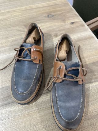 Mocasines náuticos de piel