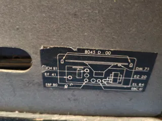 Radio Philips Válvulas Antigua.