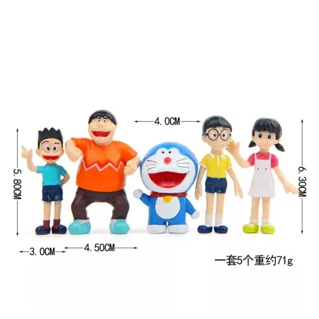 Set di figurine Doraemon