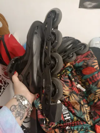 Patines en línea con mochila, un solo uso
