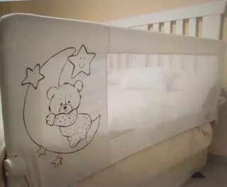 Barrera Cama Bebé Mundibebe Osito Luna