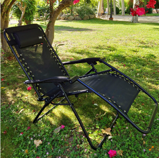 Silla plegable gravedad cero jardín