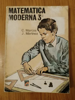 Libro matemáticas antiguo escolar