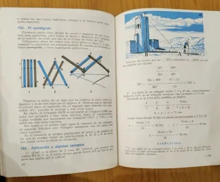 Libro matemáticas antiguo escolar