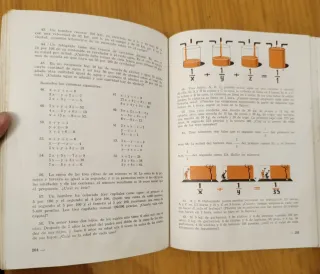 Libro matemáticas antiguo escolar