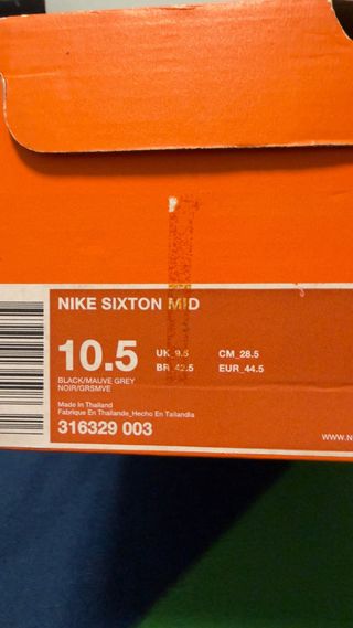 Botas Nike Negras Piel