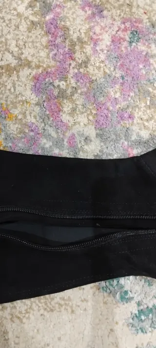 Botas de ante negras tacón