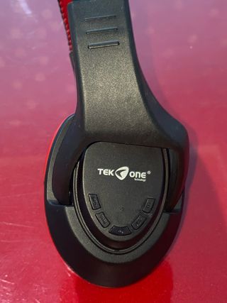 Cuffie Bluetooth Tek One Nere e Rosse