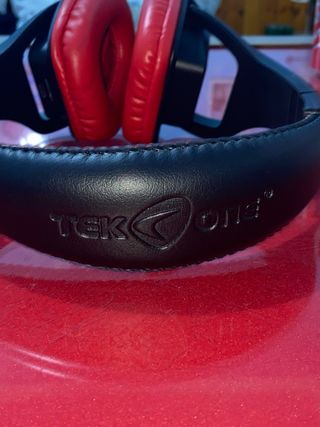 Cuffie Bluetooth Tek One Nere e Rosse