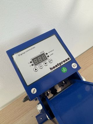 Prensa Térmica Azul 38x38