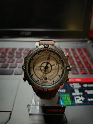 Reloj Timex Expedition Brújula Marrón/Plata