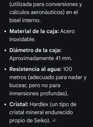 Reloj Seiko Cronógrafo Flightmaster Azul